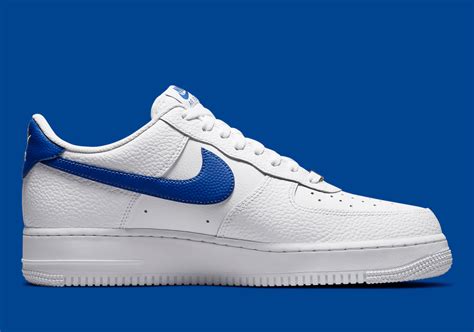 nike air force 1 blauw wit|nike white air force 1.